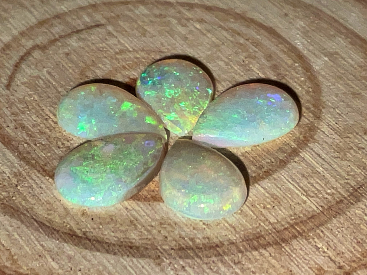 Rainbow Colorplay Australian Coober Pedy Opal 3.05 Carat